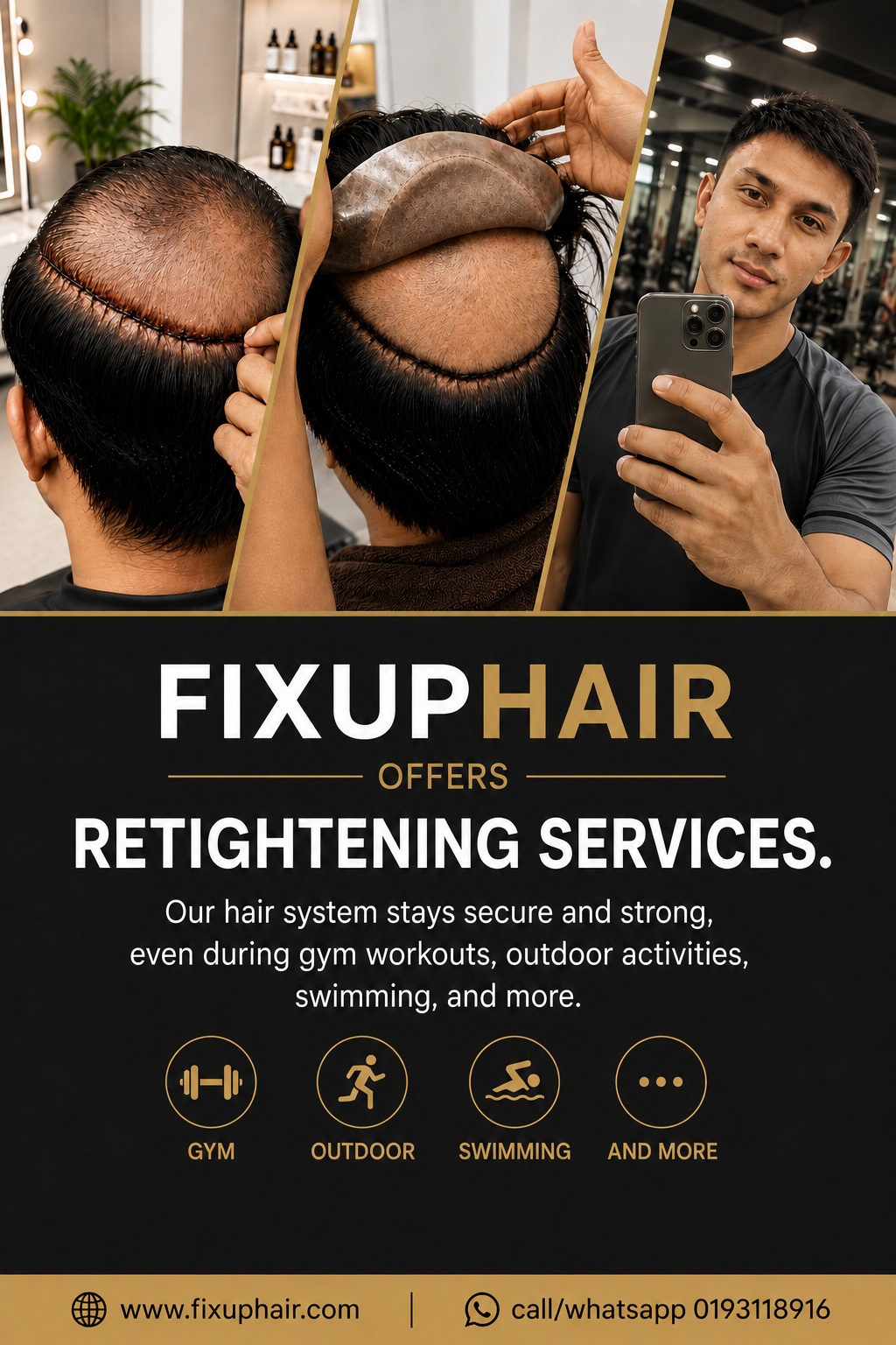FixUp Hair Retightening Services
