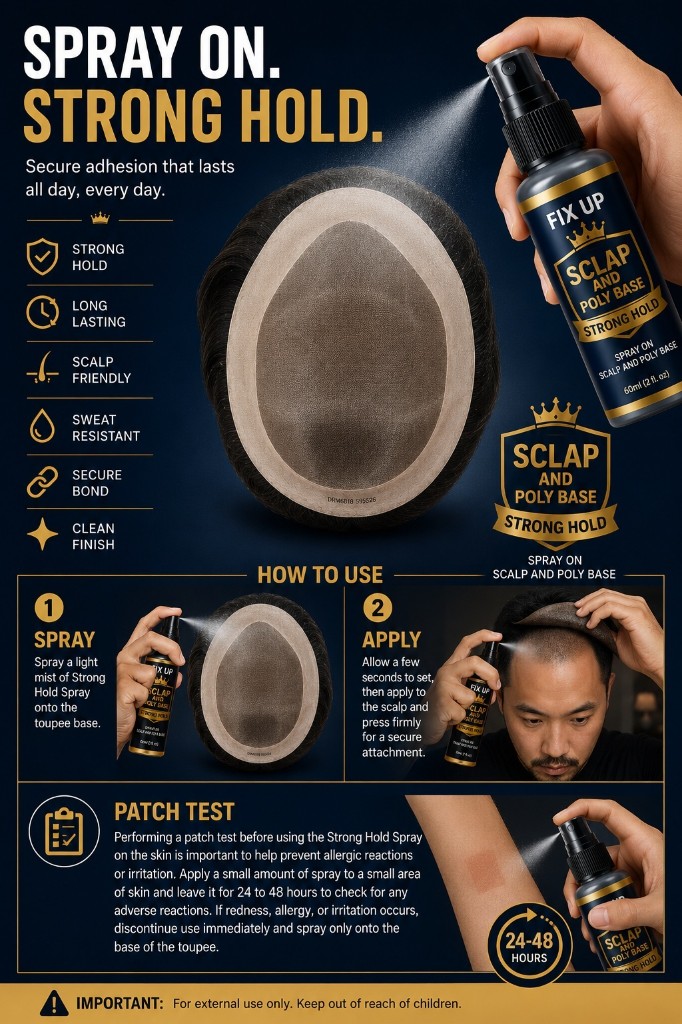 How to Use – Strong Hold Spray